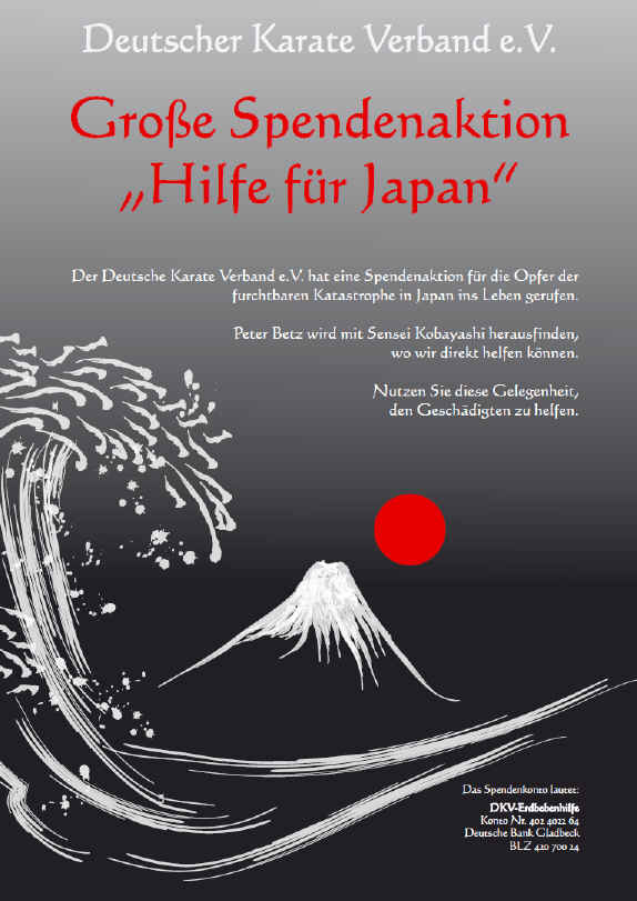 Spendenaktion "Hilfe für Japan"