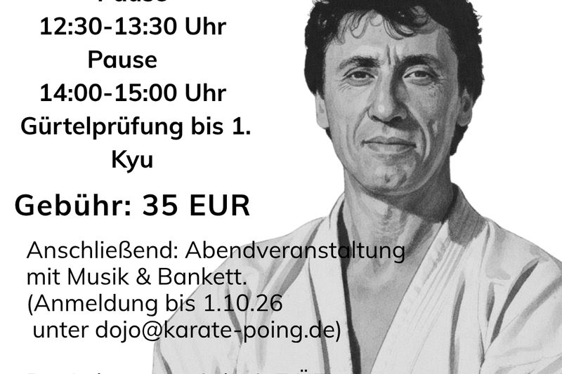 Bundestrainer Efthimios Karamitsos beim Jubiläumslehrgang